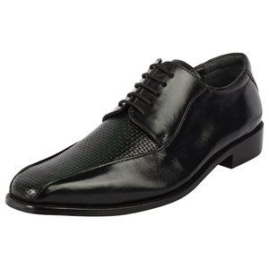 LIBERTYZENO Men's Black Lace-Up Shoes